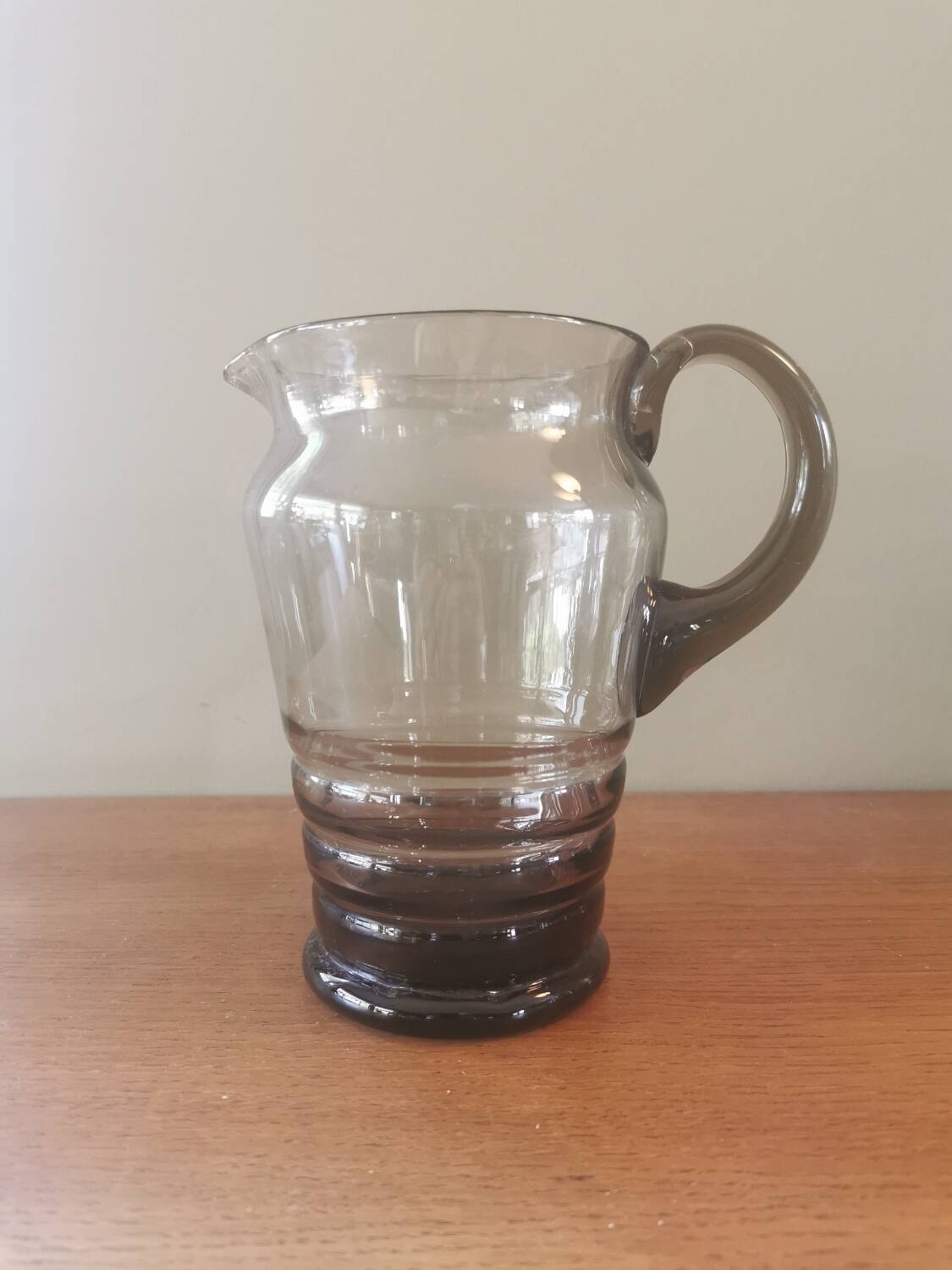 Vintage glass pitcher
