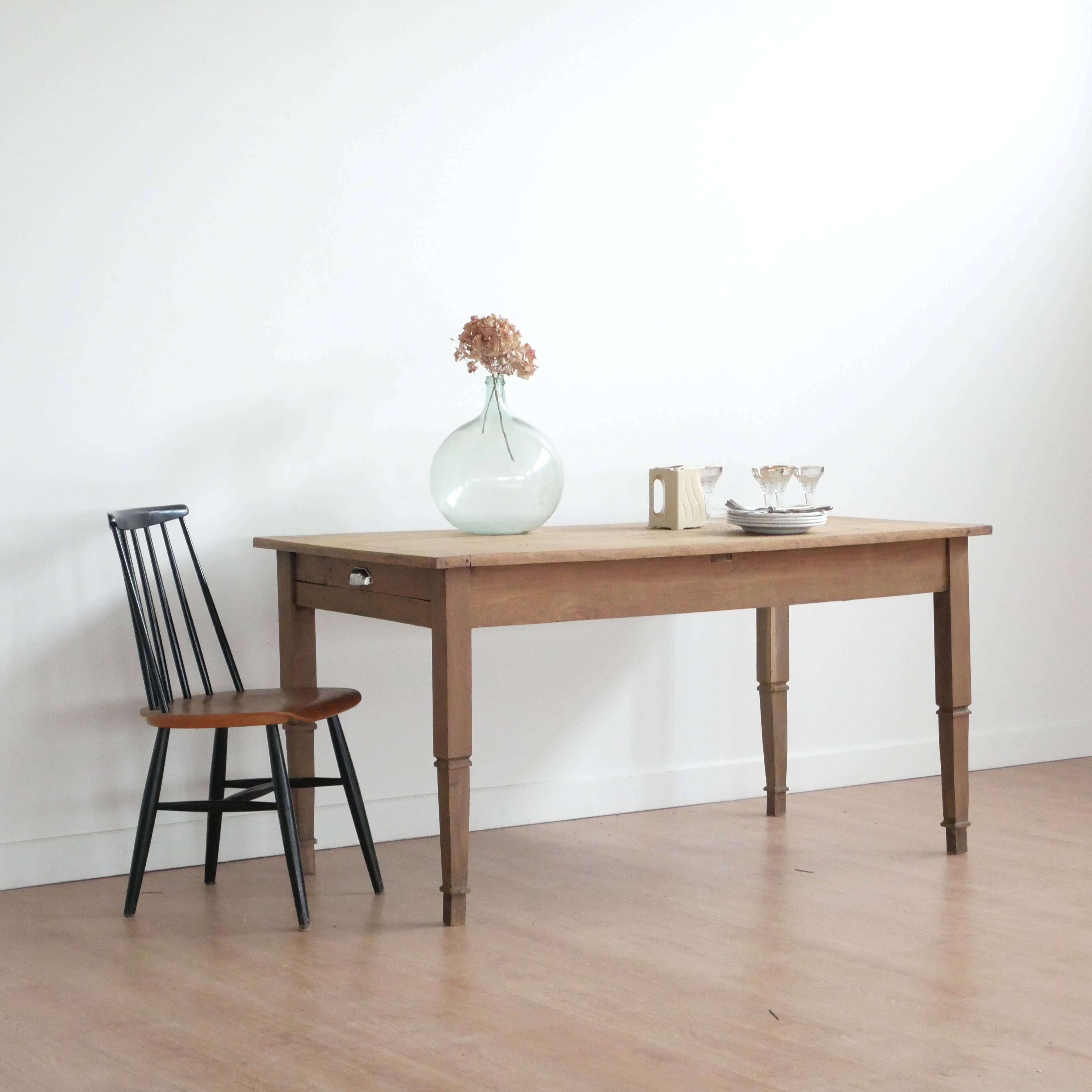 Restored old farmhouse table