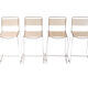 Spaghetti Bar Chairs by Giandomenico Belotti for Alias, Set of 4,  Italy 1980's