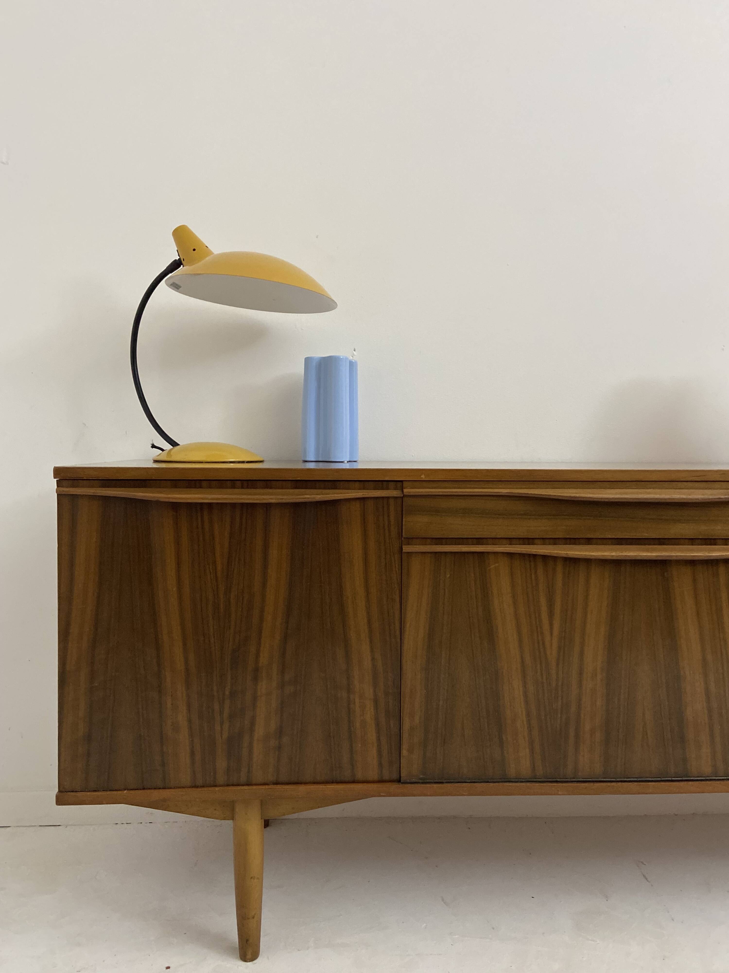 vintage walnut sideboard