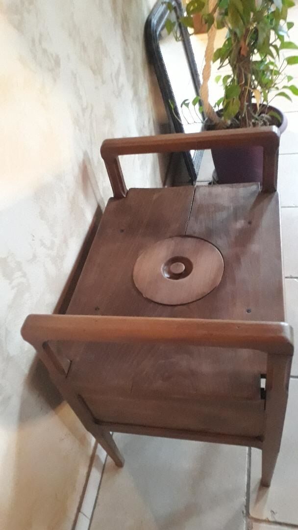 Bench chest gilded oak