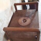 Bench chest gilded oak