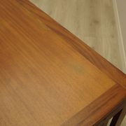 Teak desk by Jensen & Valeur for Munch, Denmark, 1960s.
