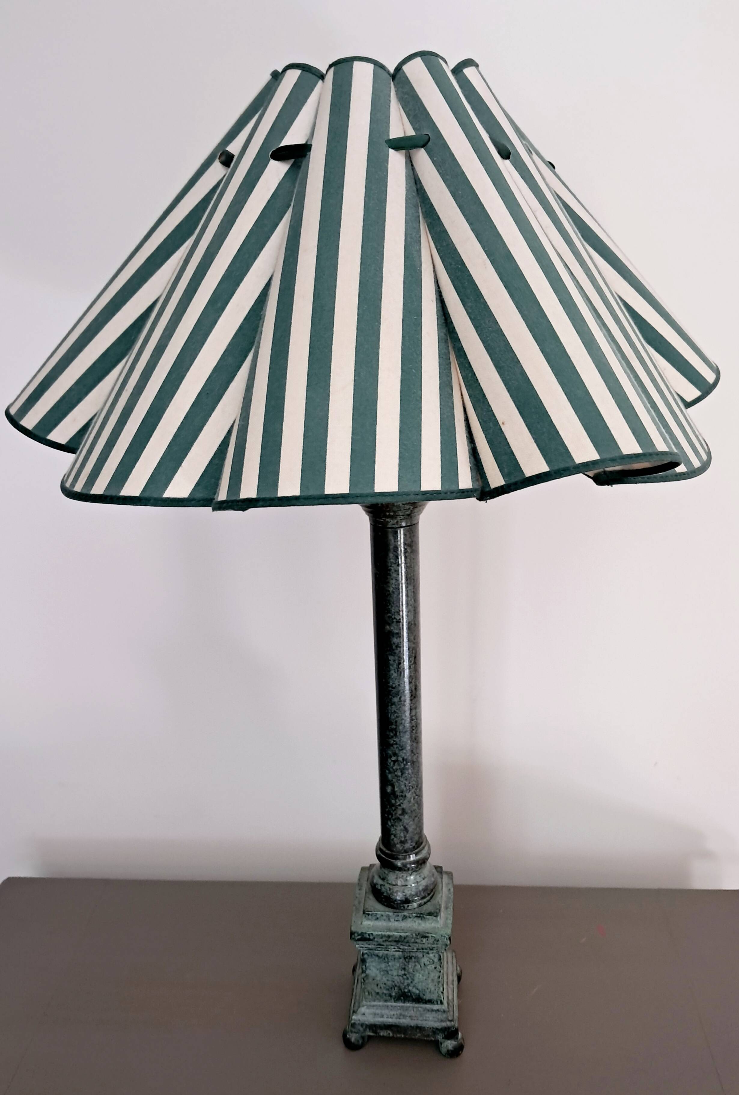 Empire style lamp. Original lampshade
