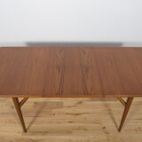 Mid-century extendable teak dining table from everest, 1960s