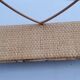 Double wall shelf in bamboo and rattan from the 70s