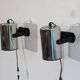 Pair of Swedish wall lights by Fagerhult, 1970.
