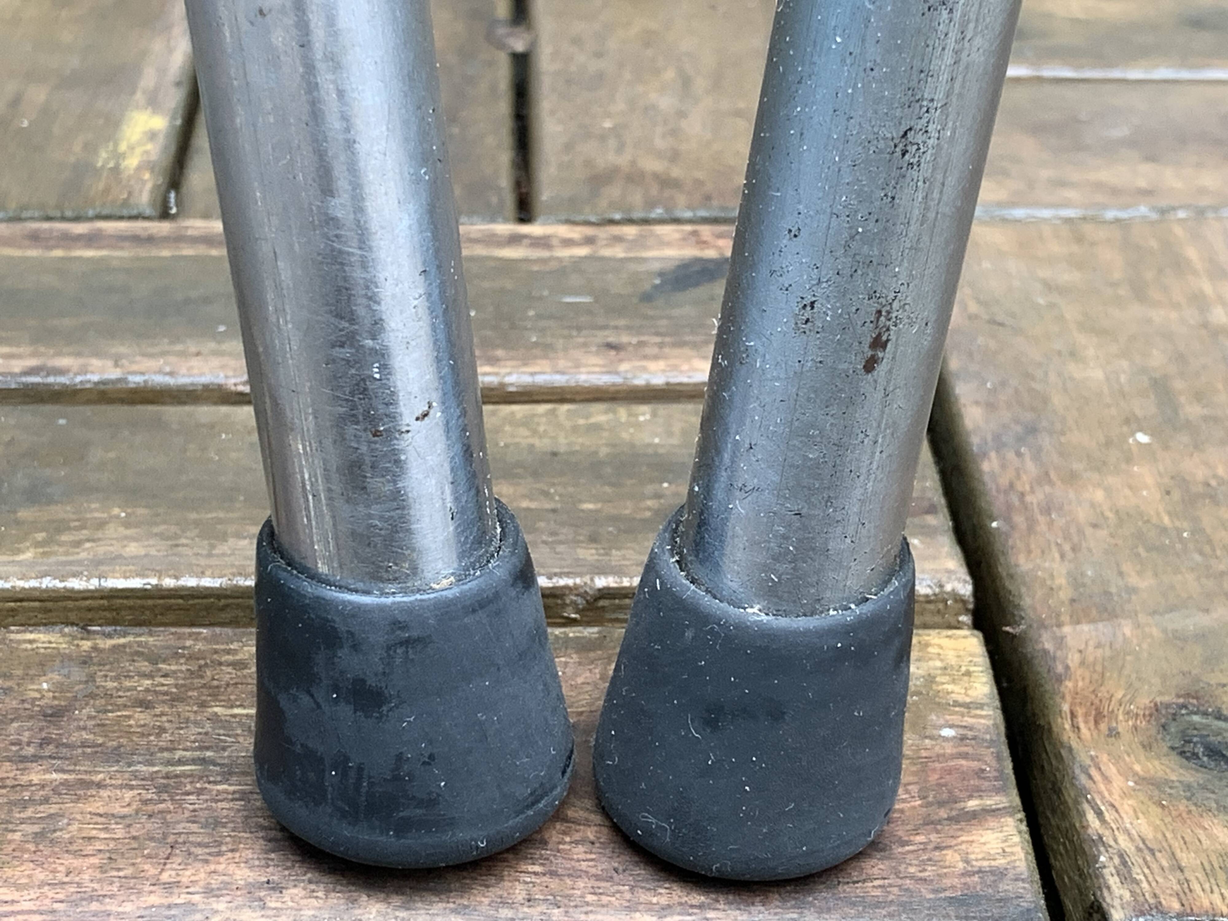 Vintage stackable stools Formica beige 1960