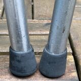 Vintage stackable stools Formica beige 1960