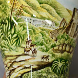 Oriental earthenware vase