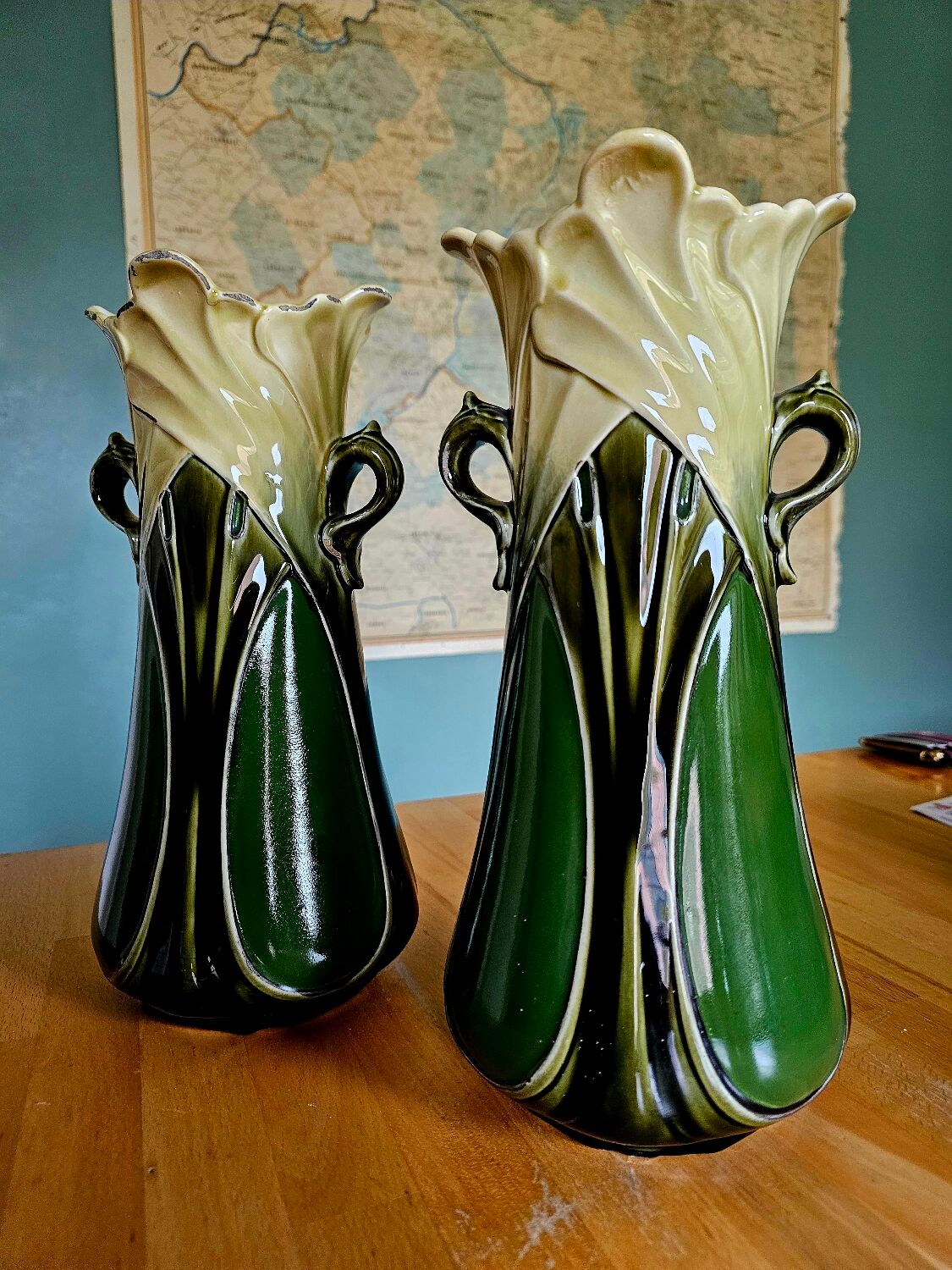 Paire de vase Art Nouveau De Bruyn