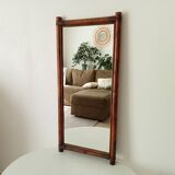Vintage bamboo and rattan mirror from the 60s/70s.