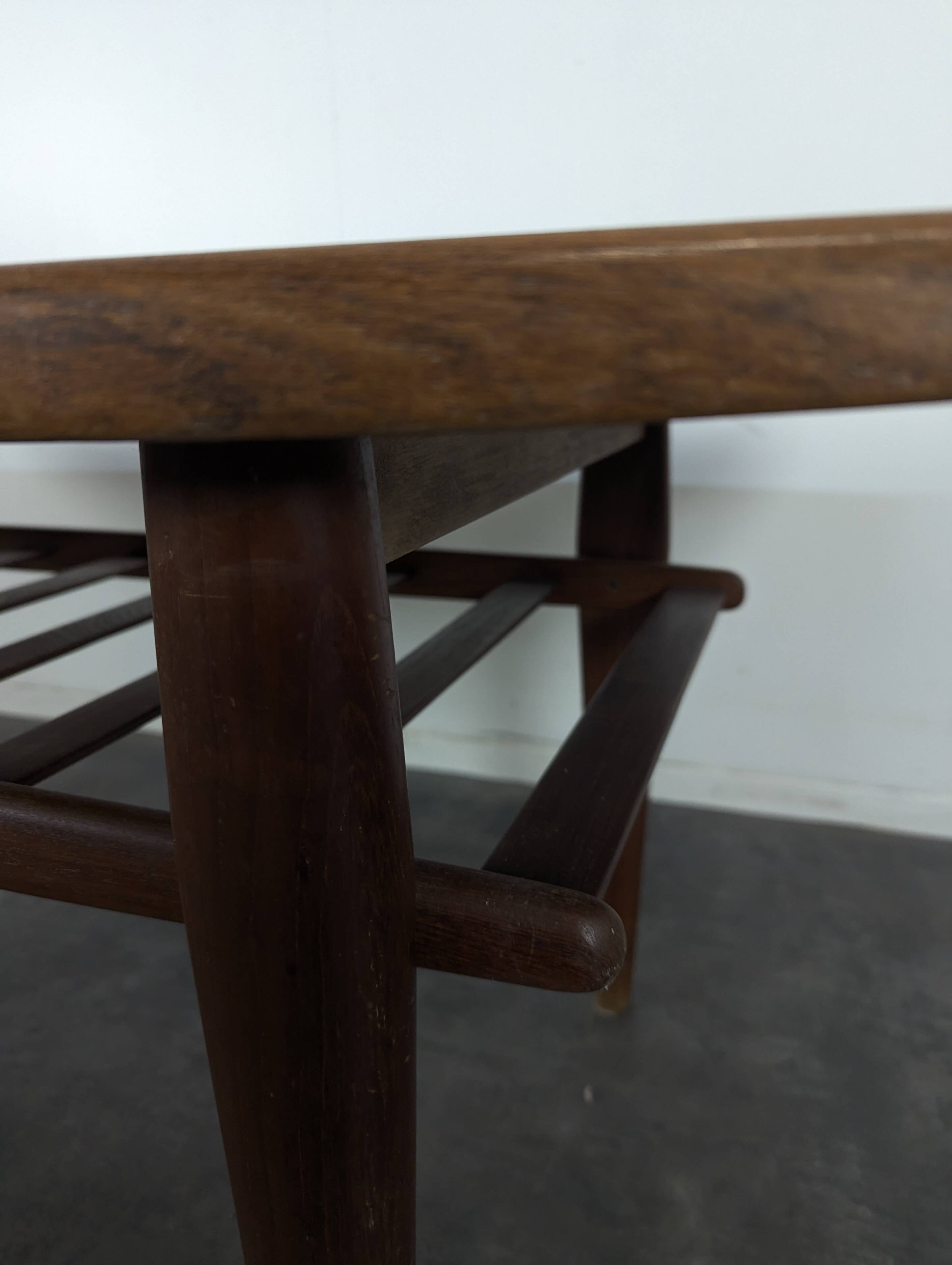 GJ106 coffee table in teak by Grete Jalk for Glostrup