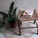 Tabouret bois et corde