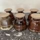 Pyrite stoneware coffee cups La Borne
