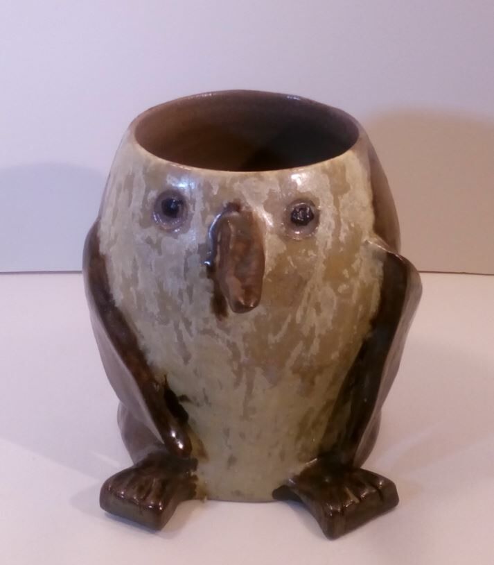 Zoomorphic vase in sandstone