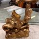 According to Gabriel Viardot: dragon mirror in gilded wood.