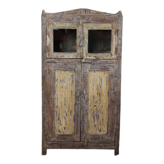 Indian furniture Dresser 4 doors in 2 parts