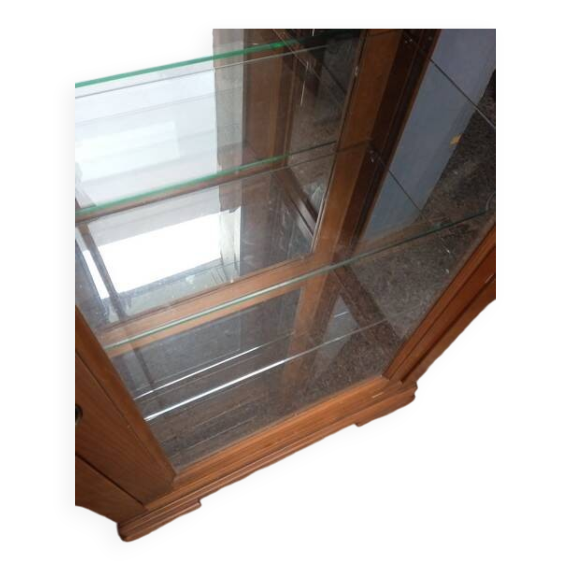 Louis Philippe cherry display case 140 cm