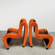 Chaises de salle à manger funky avec ceinture de sécurité, collection Phillips