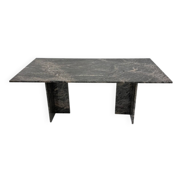 Table à manger en granit de style mi-siècle, années 1970