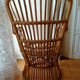 Rattan armchair