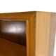 Bibliothèque/vitrine vintage en bois