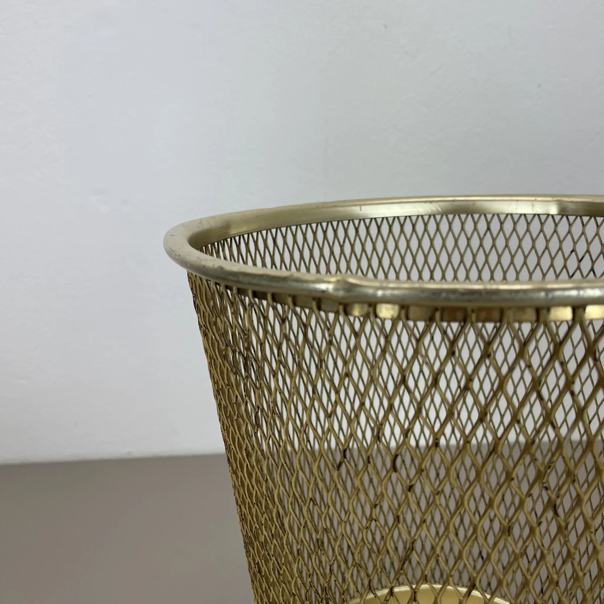 Vintage Paper Basket and Umbrella Stand in the Matégot Style, France, 1970s