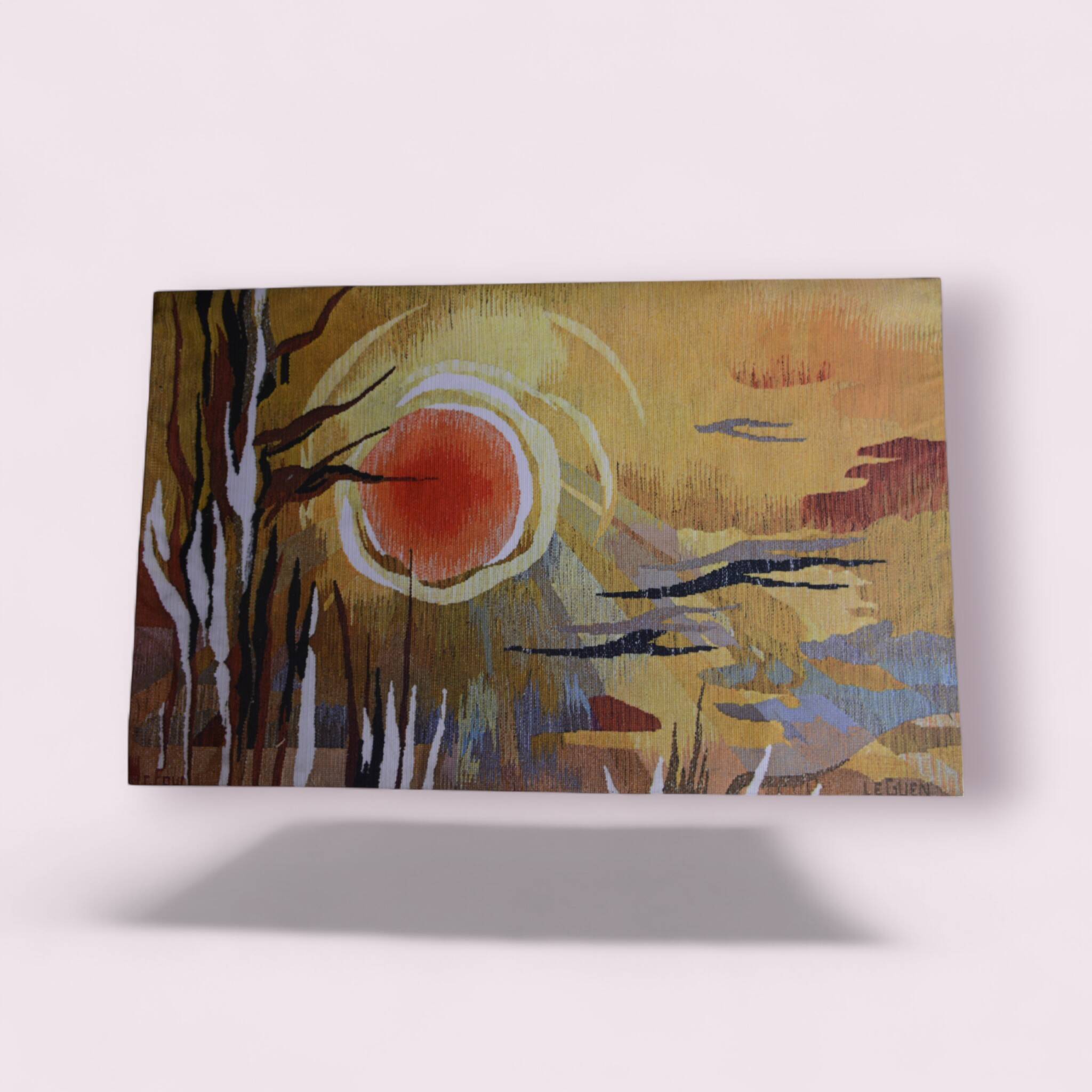 Decorative wall tapestry - Autumn Evening, Le Guen - Sunset