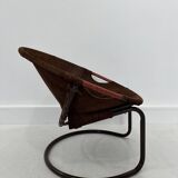 Vintage Suede Ball Chair by Lusch & Co., 1970s