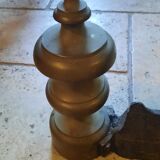 Paire de chenets en bronze
