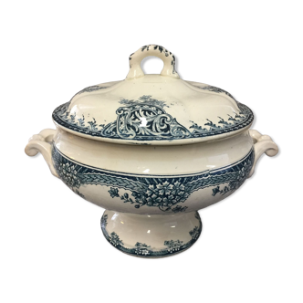 ANTIQUE TUREEN TUREEN IN EARTHENWARE NINETEENTH CENTURY