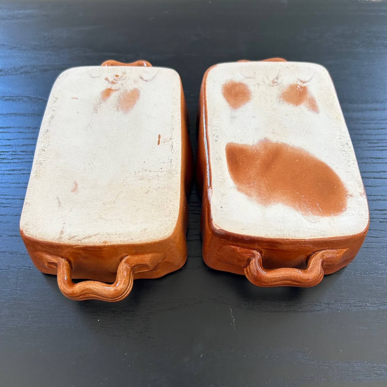 Pair of gratin dishes