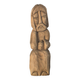 Wooden sculpture statuette