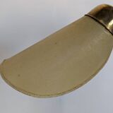 Bamboo and brass floor lamp