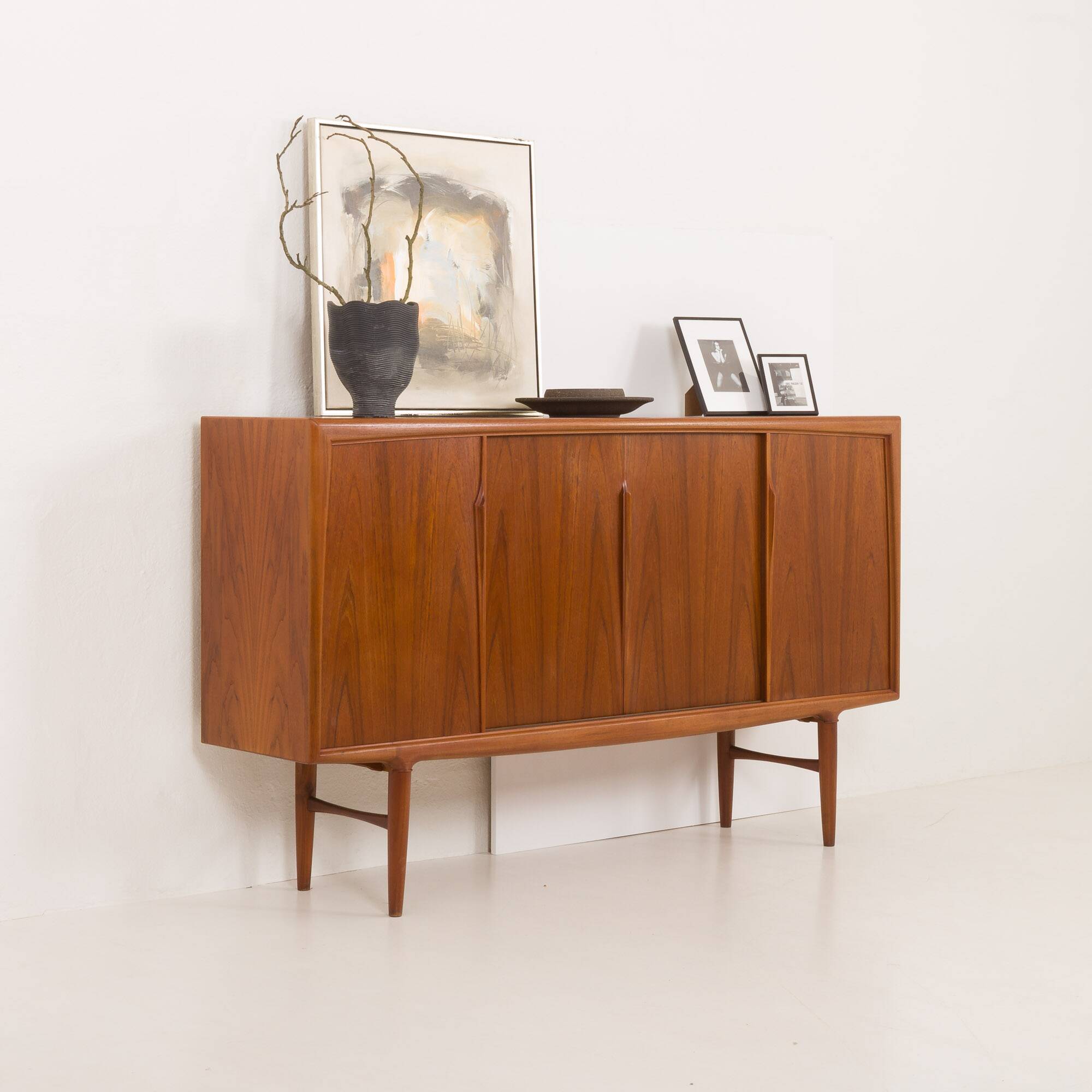 Omann Jun mid-century teak credenza, Denmark 1950s