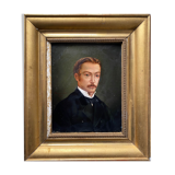 Table HST 1873 "Family portrait" Edmond MENESTRIER (?-1884) + frame