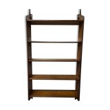 Oak wall bookcase shelf