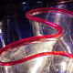 Vistosi Galea Adalberto Dal Lago design years '60 big floor lamp three glass