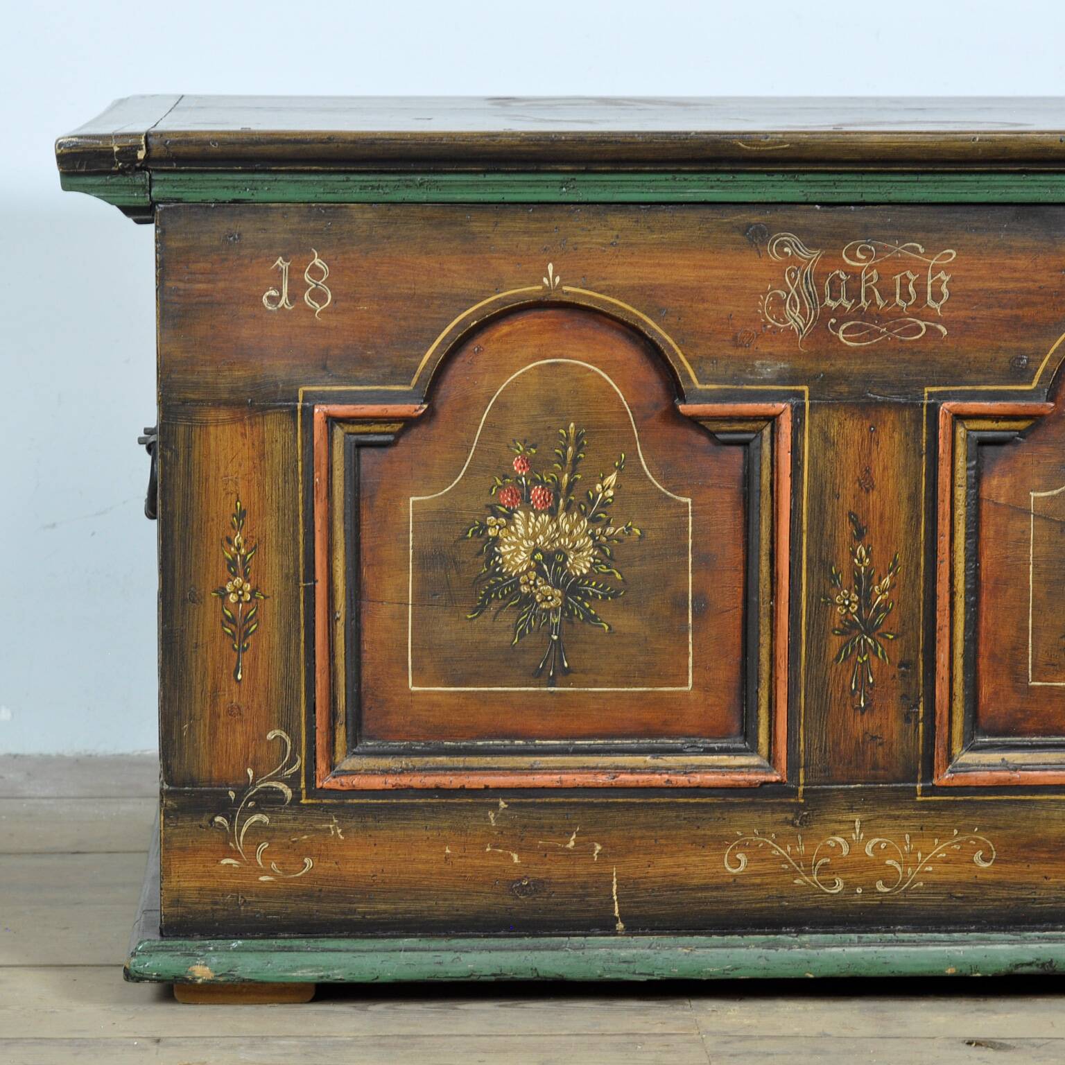 Folk-Art Bridal Chest, 1826