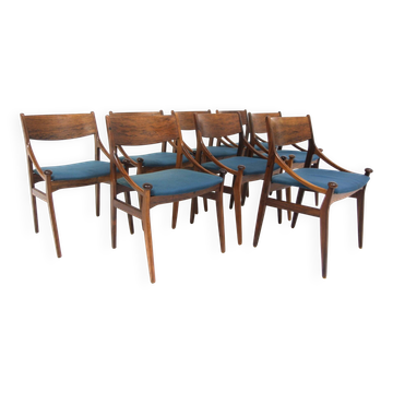 Set of 8 "BT21" chairs by Vestervig Eriksen, Denmark, 1960