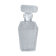 Faceted glass whisky carafe