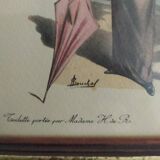 Framed fashion print