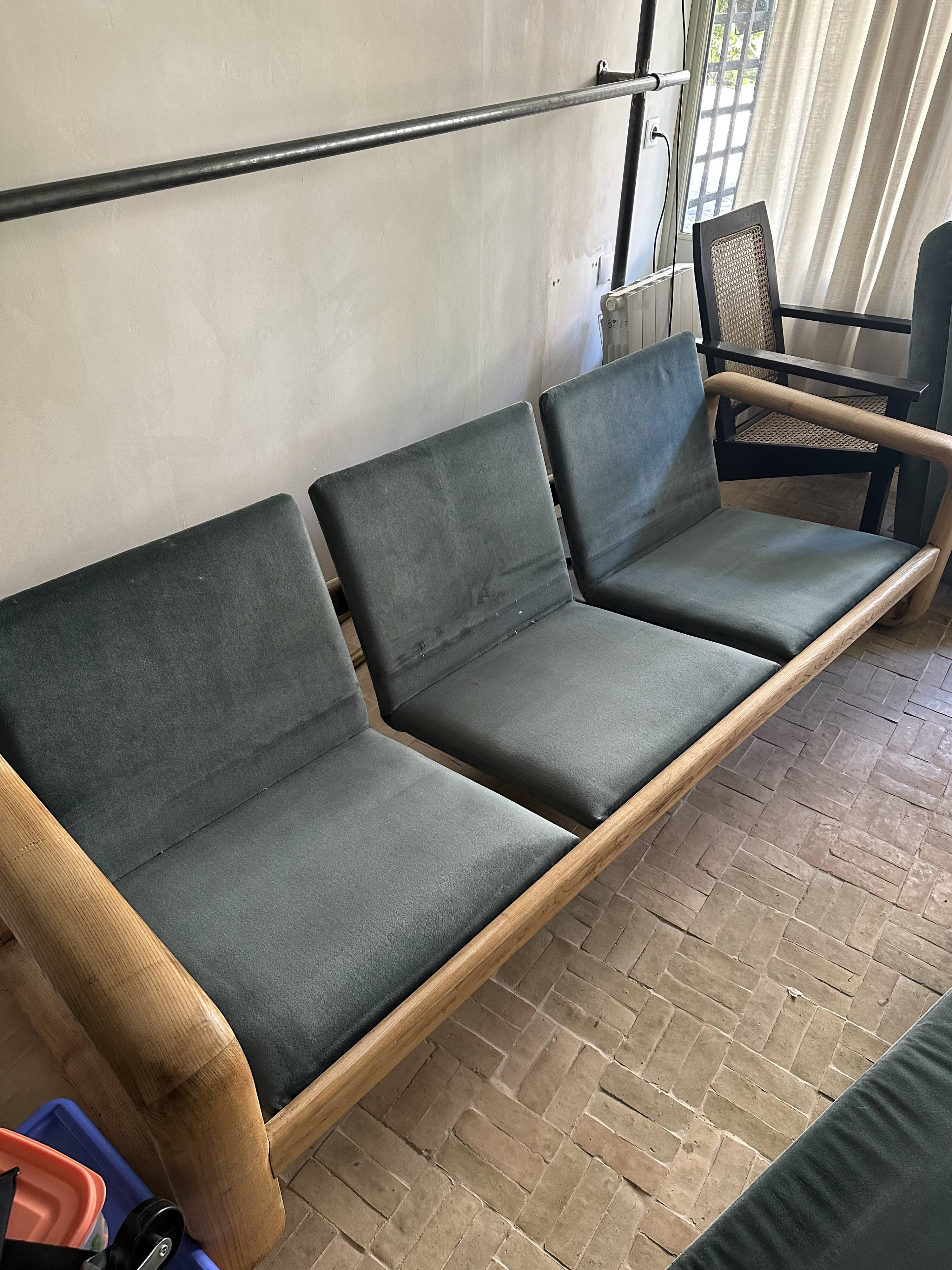 Sofa Rosenthal Burkhard Vogtherr 3 places