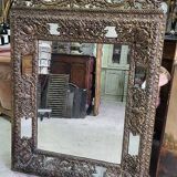 ANCIENT MIRROR WITH PARCLOSES FROM THE NAPOLEON III ERA
