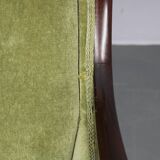 Danish mid-century wingback armchair by Frits Henningsen, 1950s