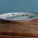 Flat plate, ironstone, Saint Amand, Margot decoration, Amandinoise company, 1920.