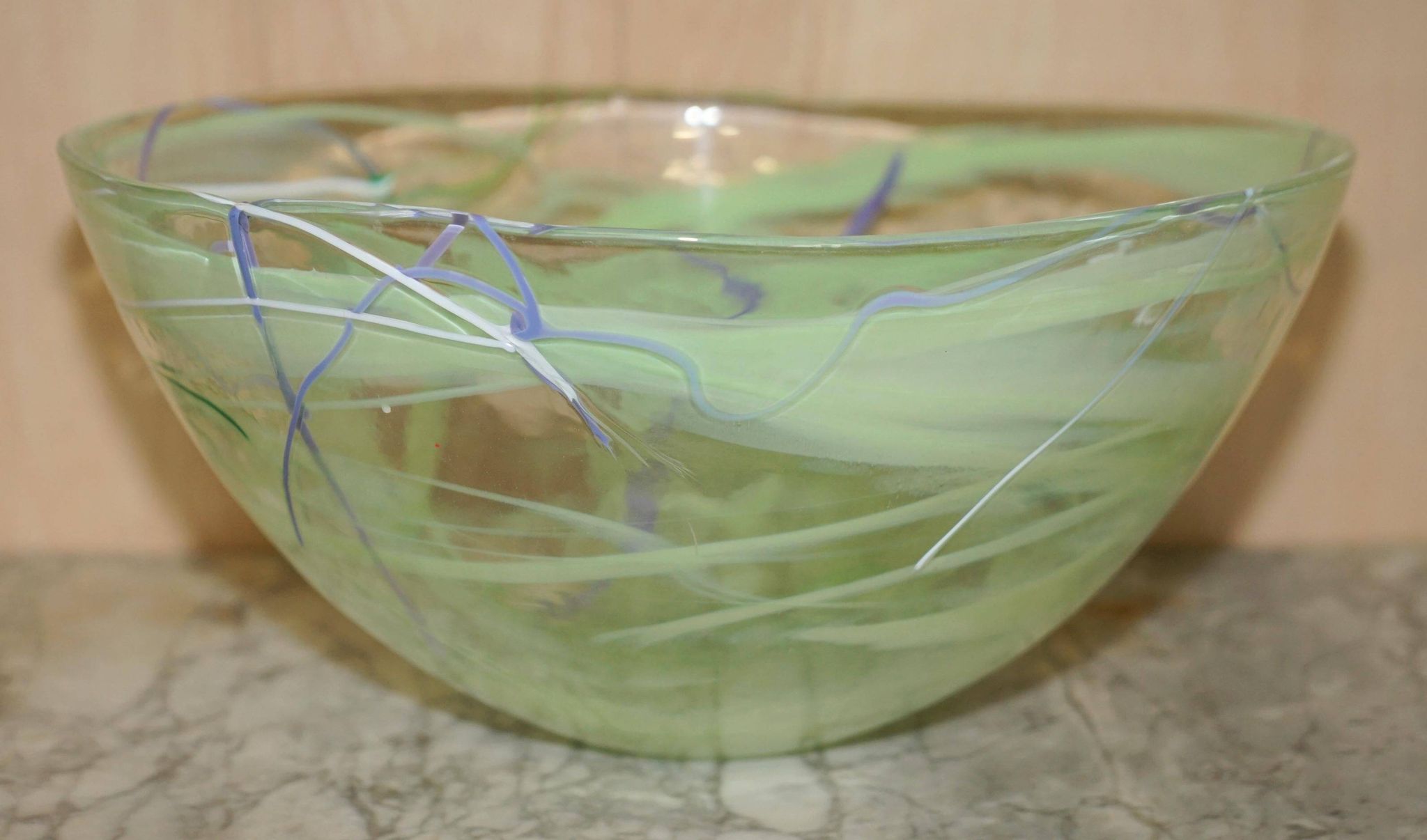 Kosta Boda decorative bowl in glass by Anna Ehrner