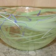 Kosta Boda decorative bowl in glass by Anna Ehrner