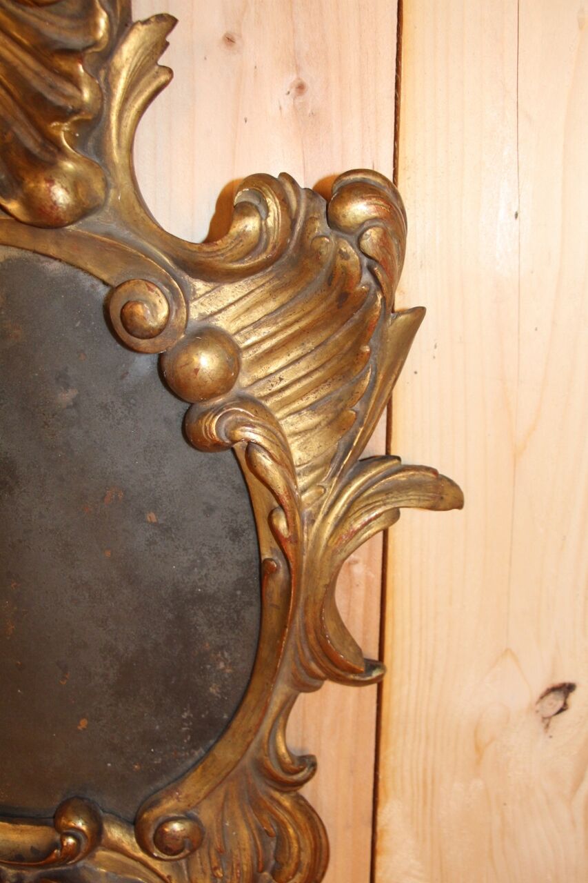 Italian Rococo mirror of eighteenth period - 78x53cm